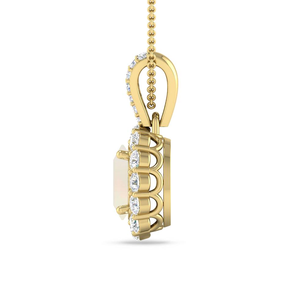 Yellow Gold - Opal