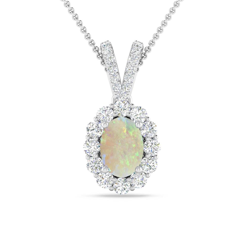 White Gold - Opal
