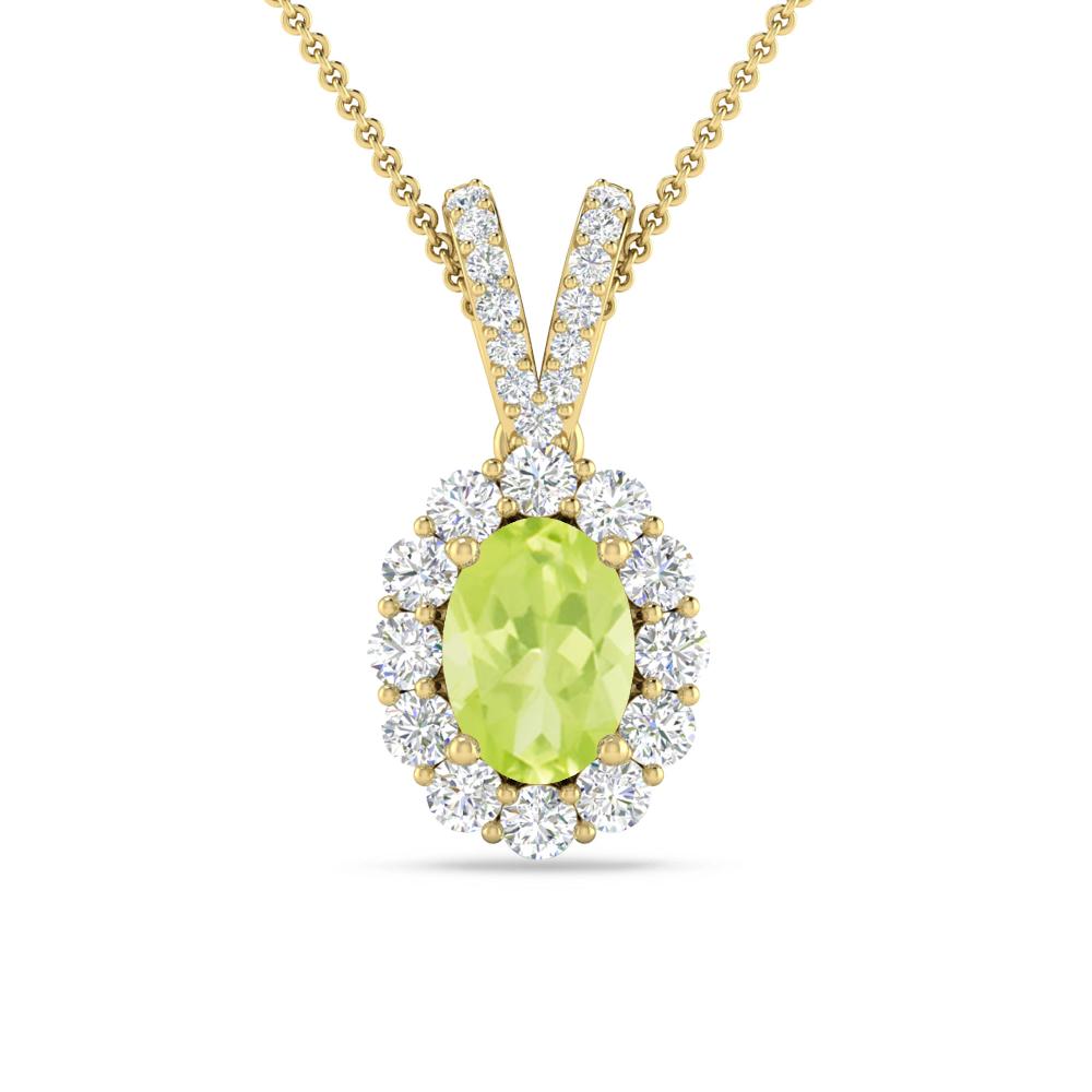 Yellow Gold - Peridot