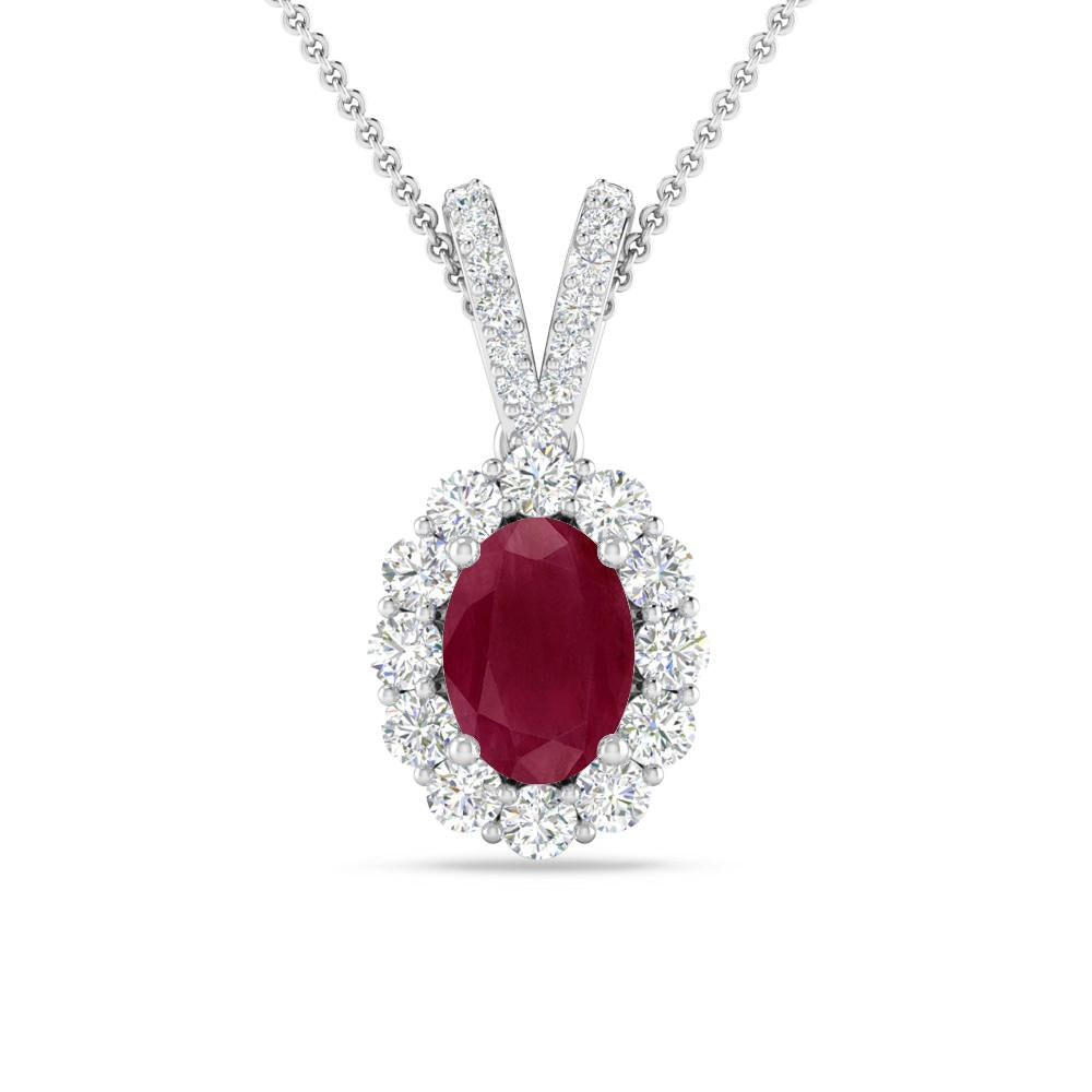 White Gold - Ruby