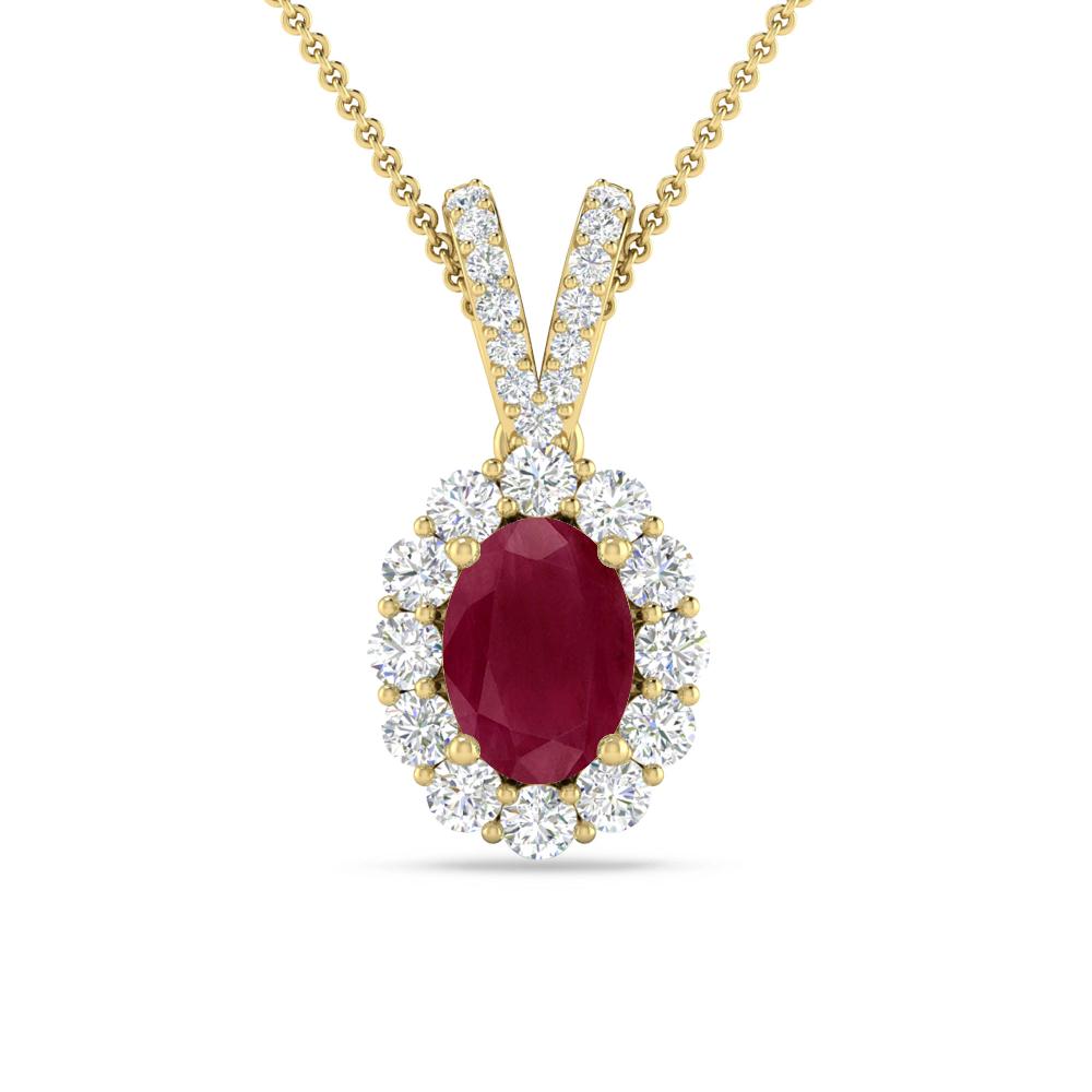 Yellow Gold - Ruby