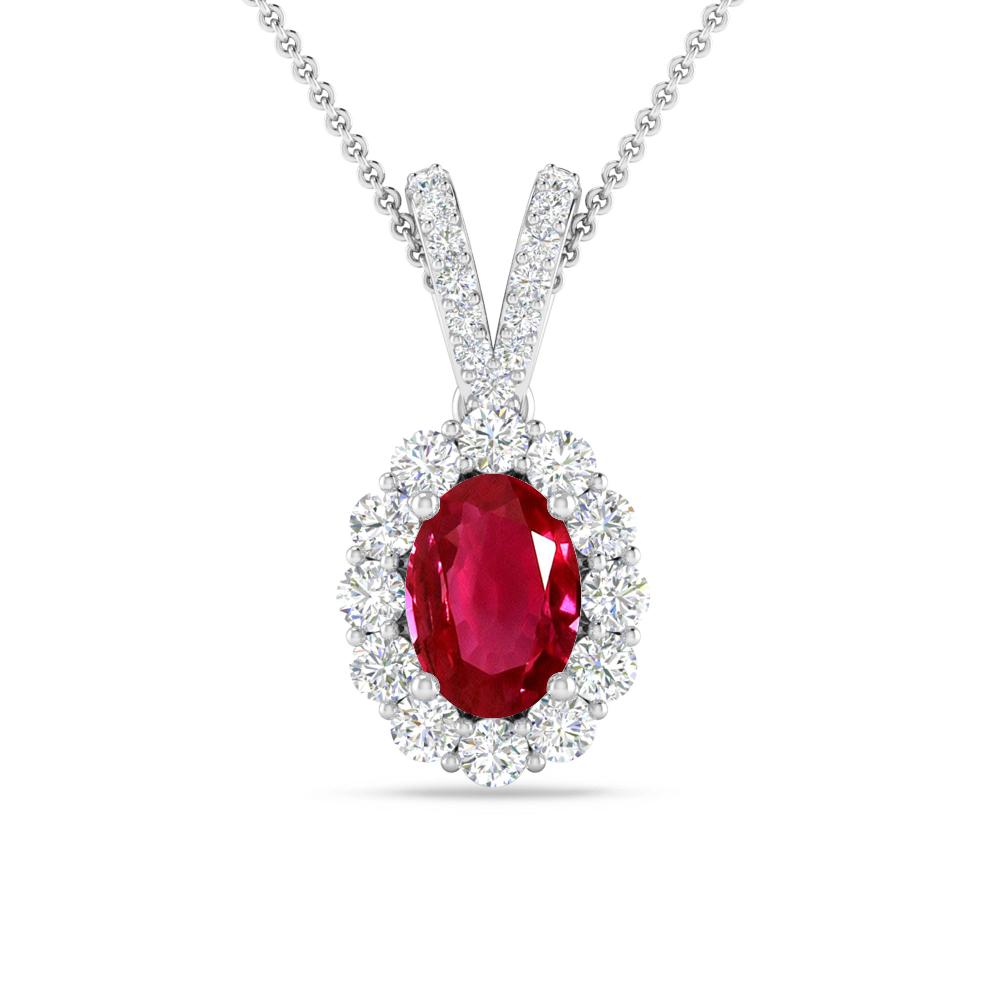 White Gold - Ruby