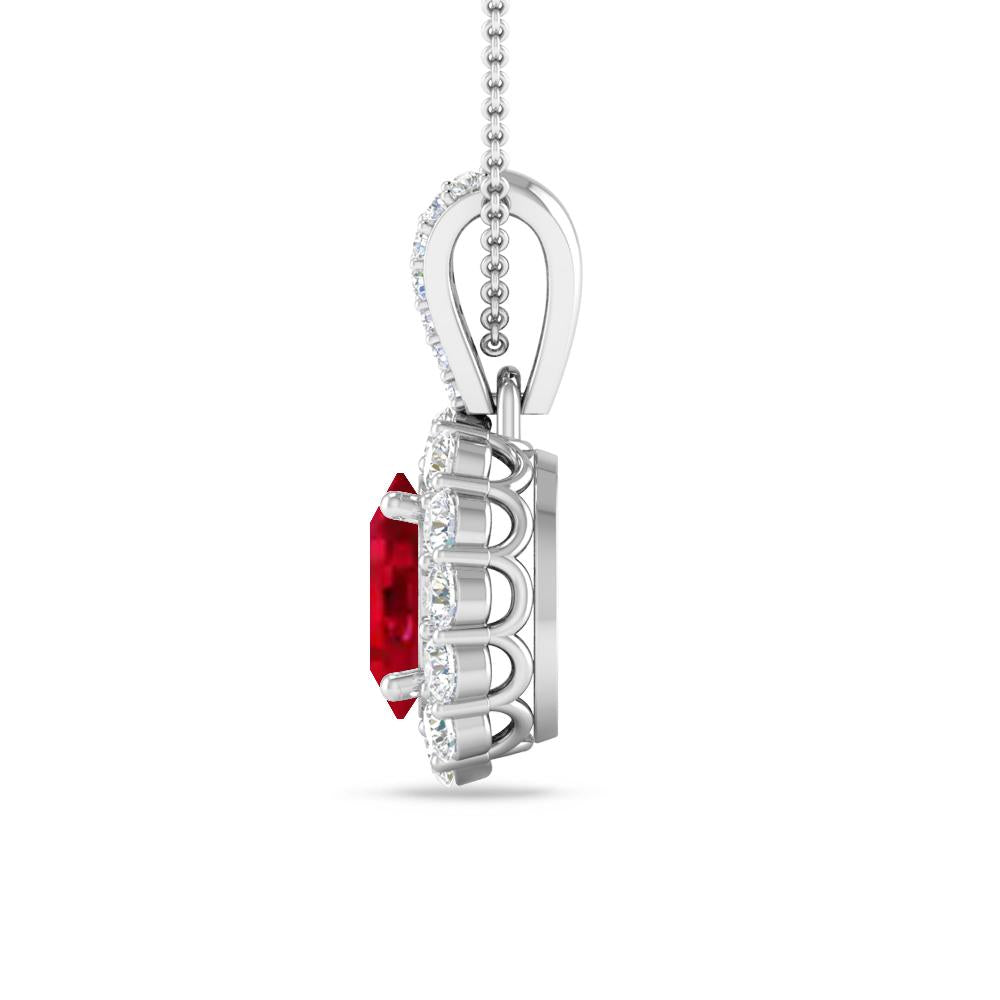 White Gold - Ruby
