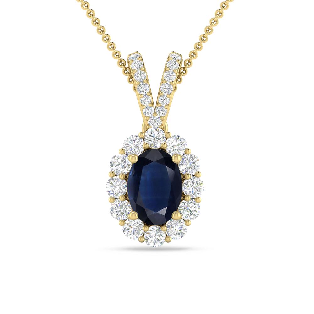 Yellow Gold - Sapphire