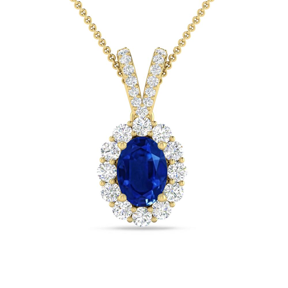 Yellow Gold - Sapphire
