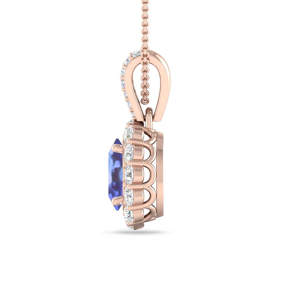 Rose Gold - Tanzanite