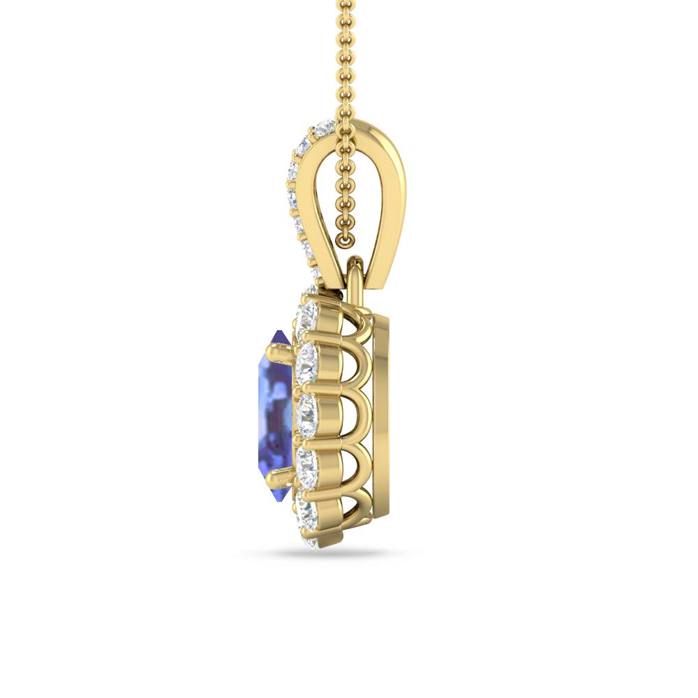 Yellow Gold - Tanzanite