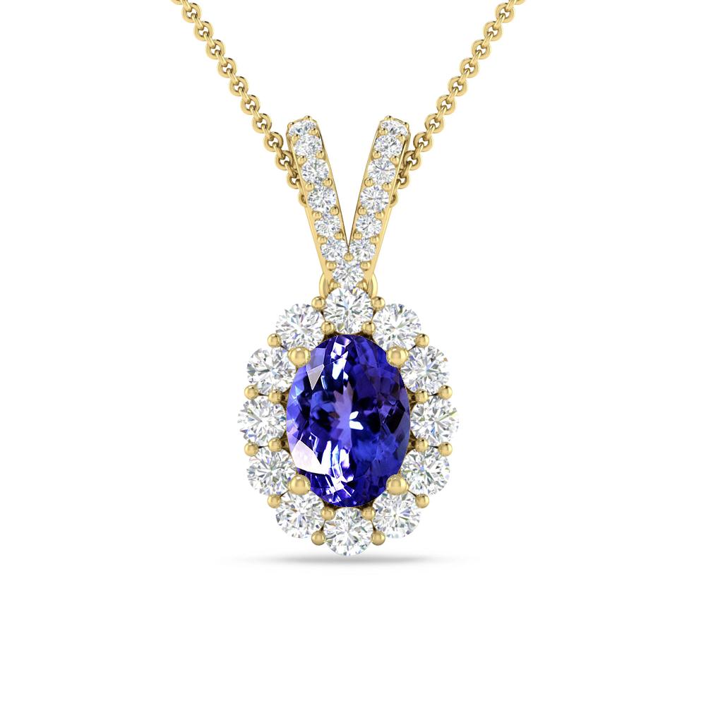 Yellow Gold - Tanzanite