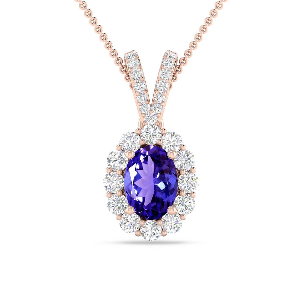 Rose Gold - Tanzanite