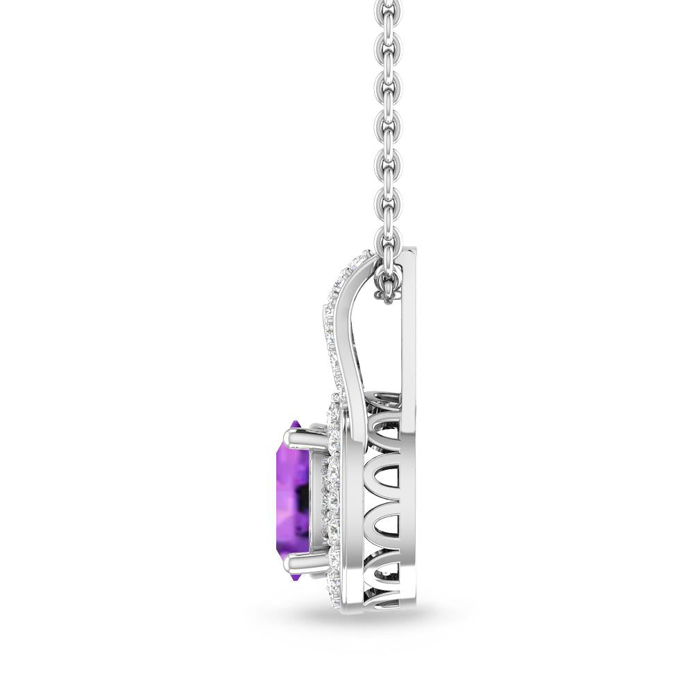 White Gold - Amethyst