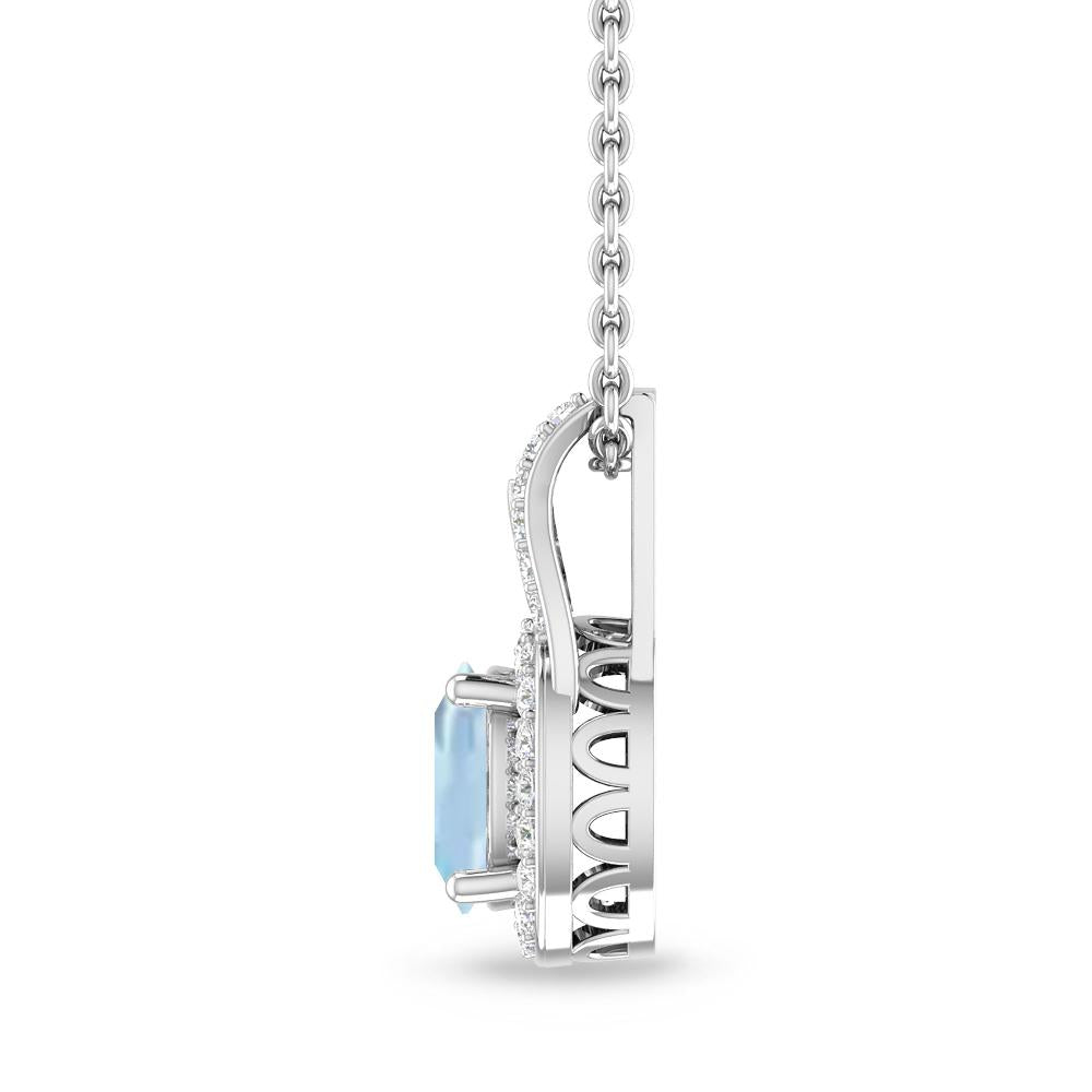 White Gold - Aquamarine