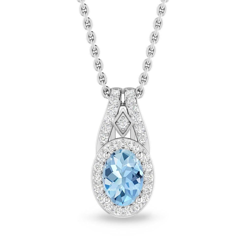 White Gold - Aquamarine