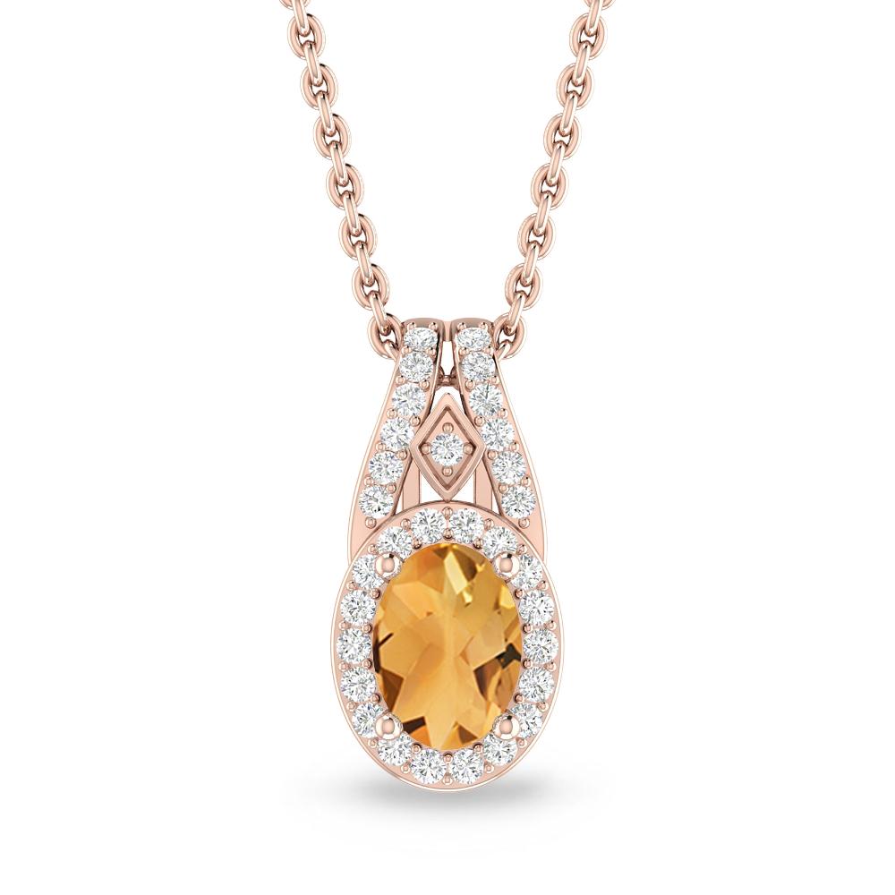 Rose Gold - Citrine