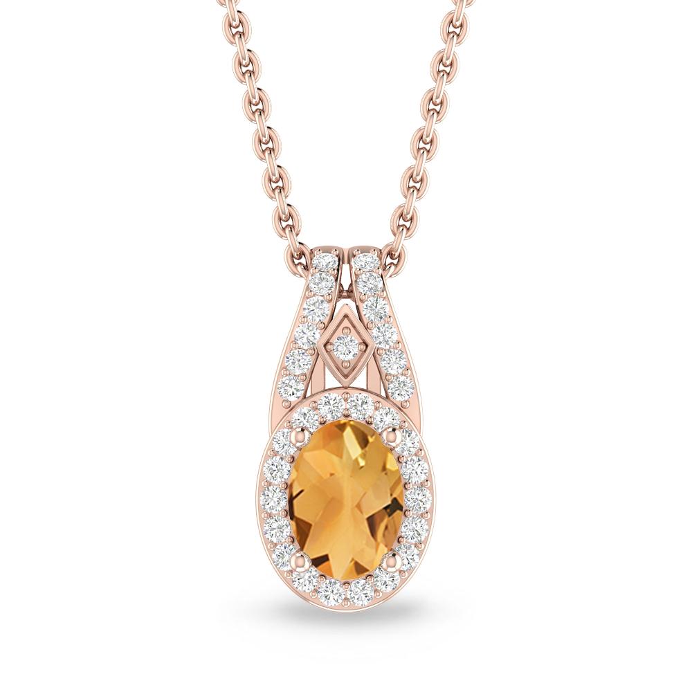 Rose Gold - Citrine