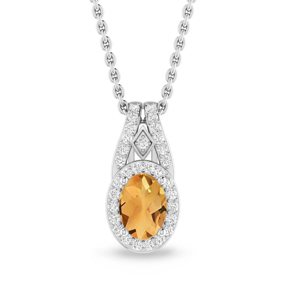 White Gold - Citrine