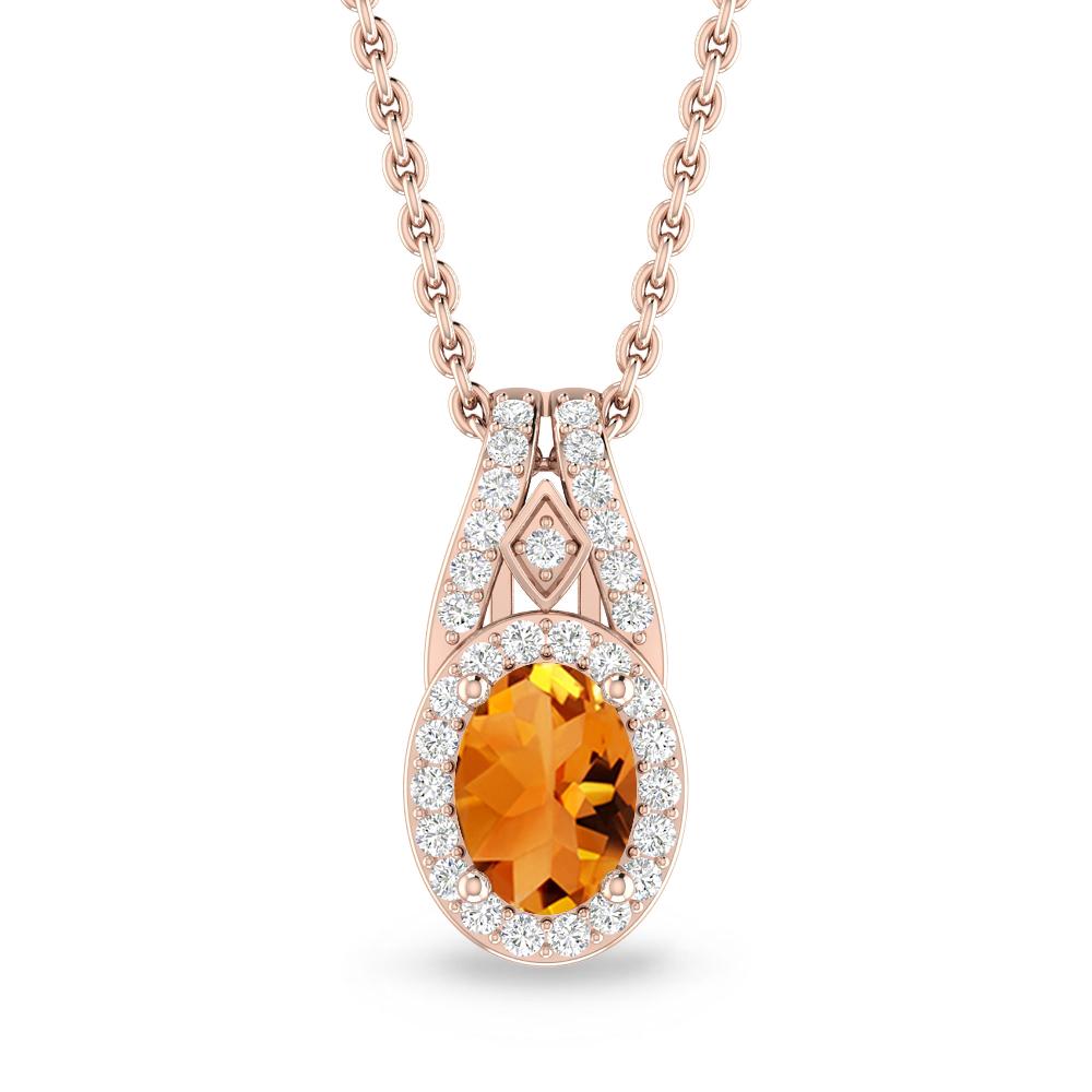 Rose Gold - Citrine