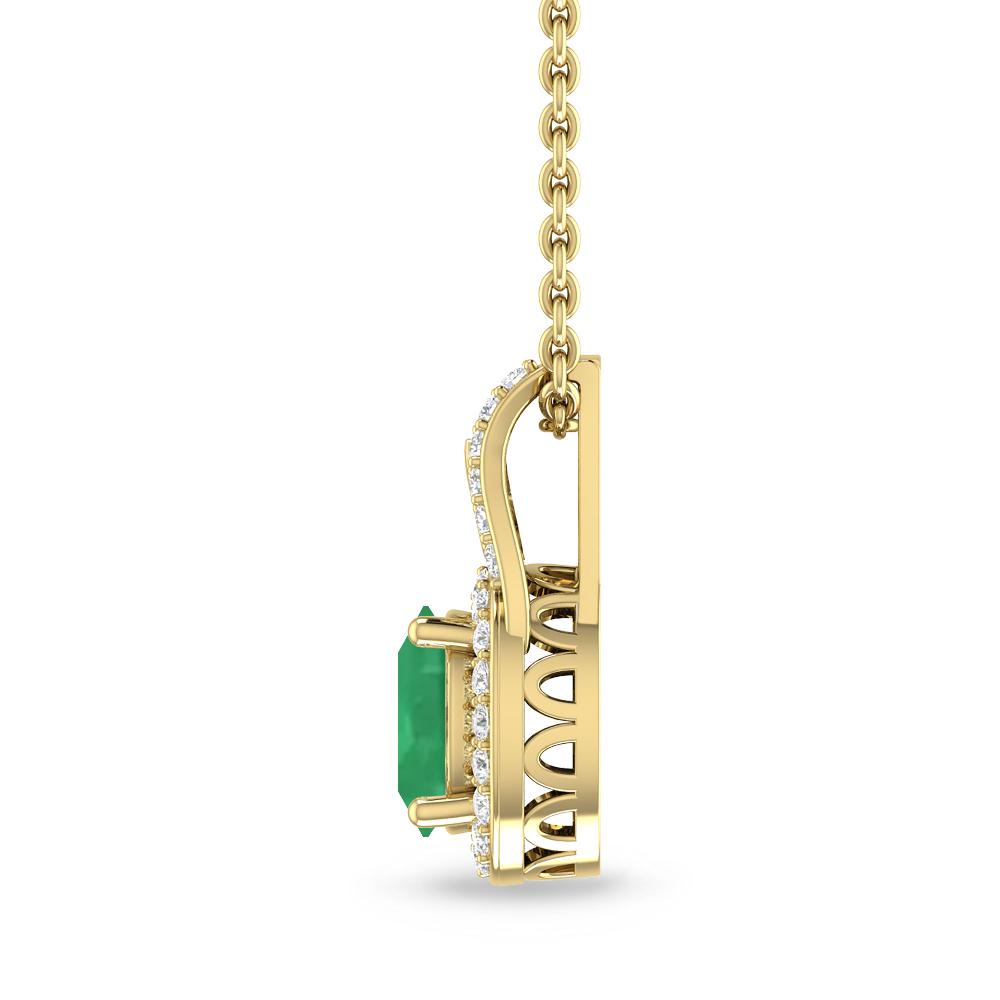 Yellow Gold - Emerald