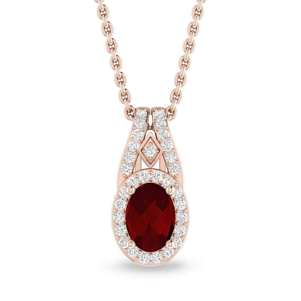 Rose Gold - Garnet