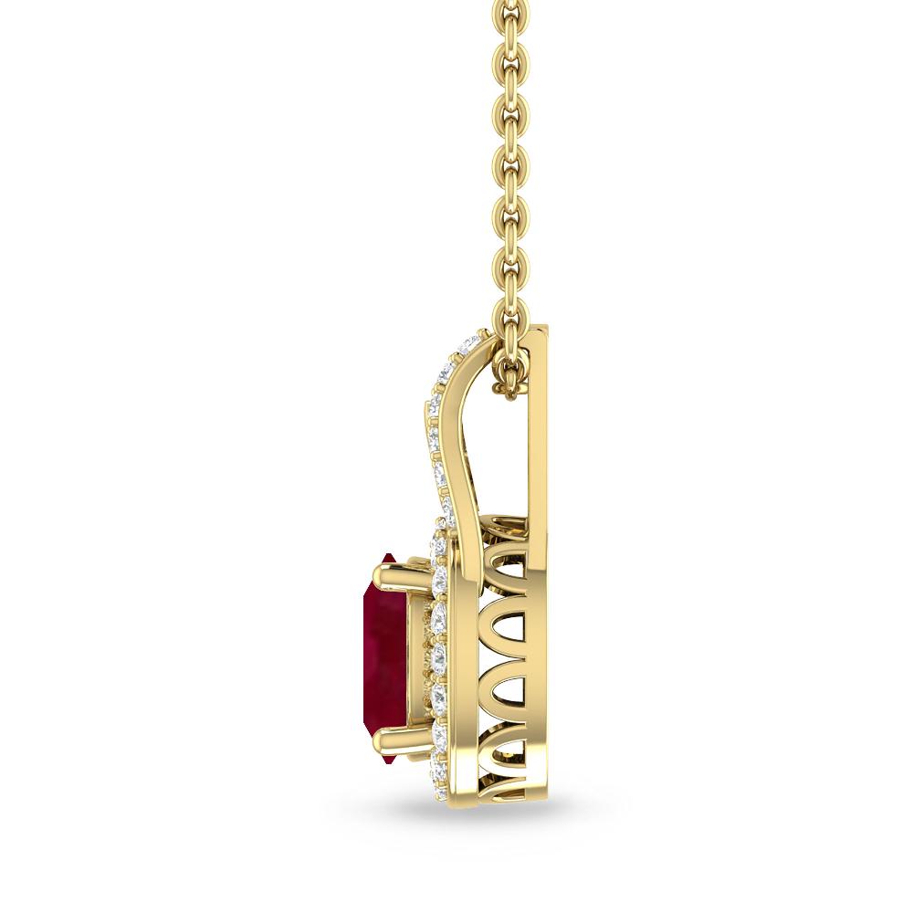 Yellow Gold - Garnet