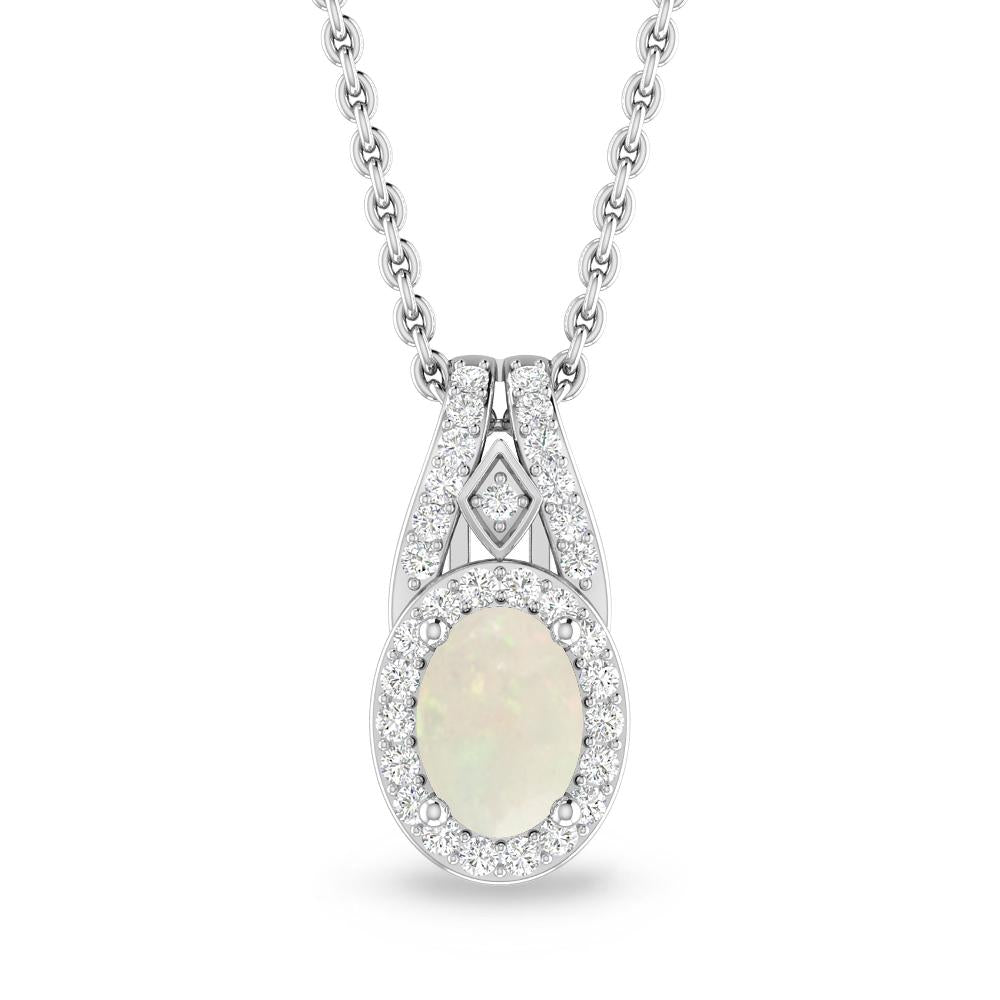 White Gold - Opal