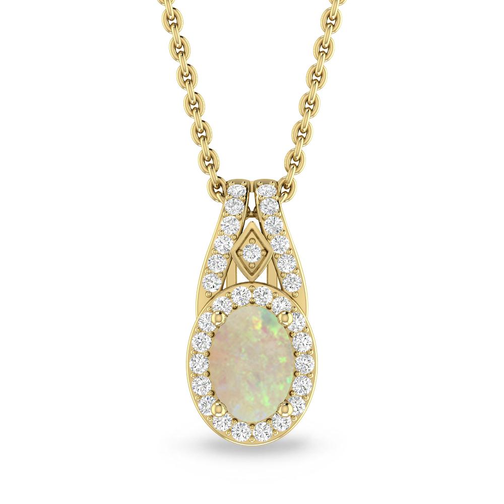Yellow Gold - Opal