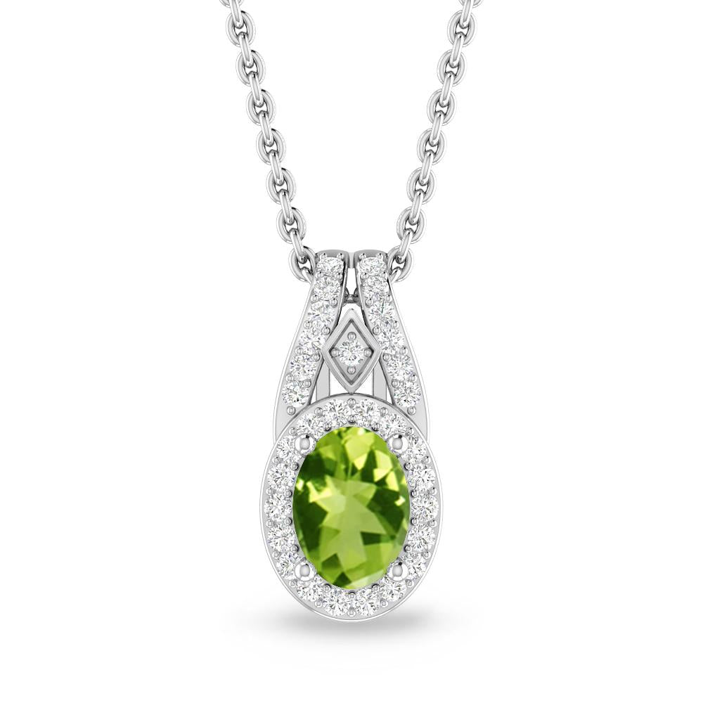 White Gold - Peridot