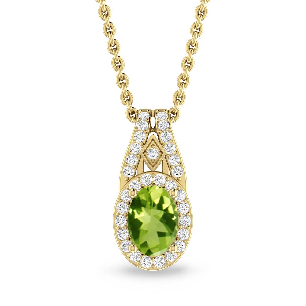 Yellow Gold - Peridot