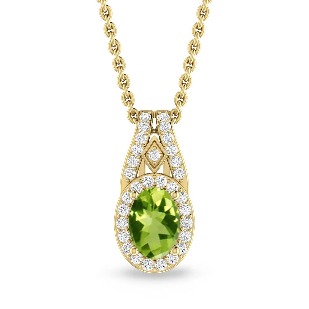 Yellow Gold - Peridot