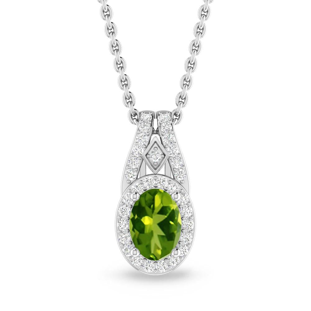 White Gold - Peridot