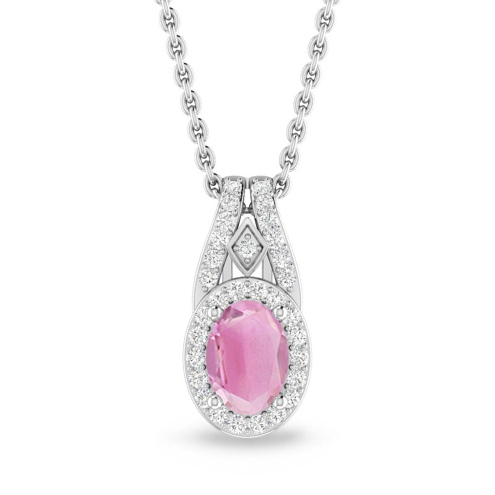 White Gold - Pink Tourmaline