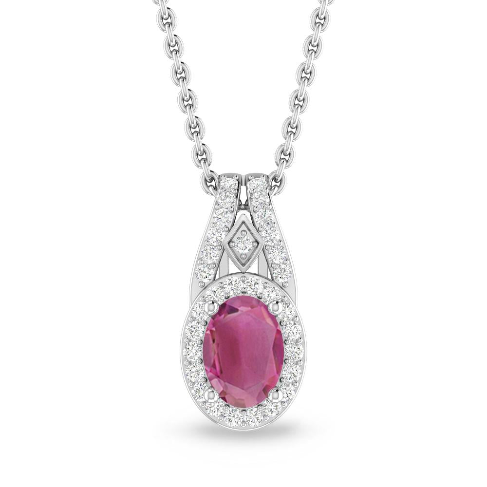 White Gold - Pink Tourmaline