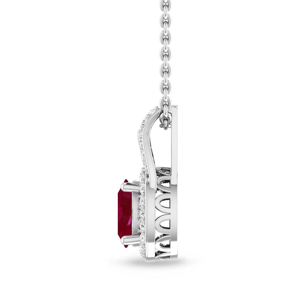 White Gold - Ruby