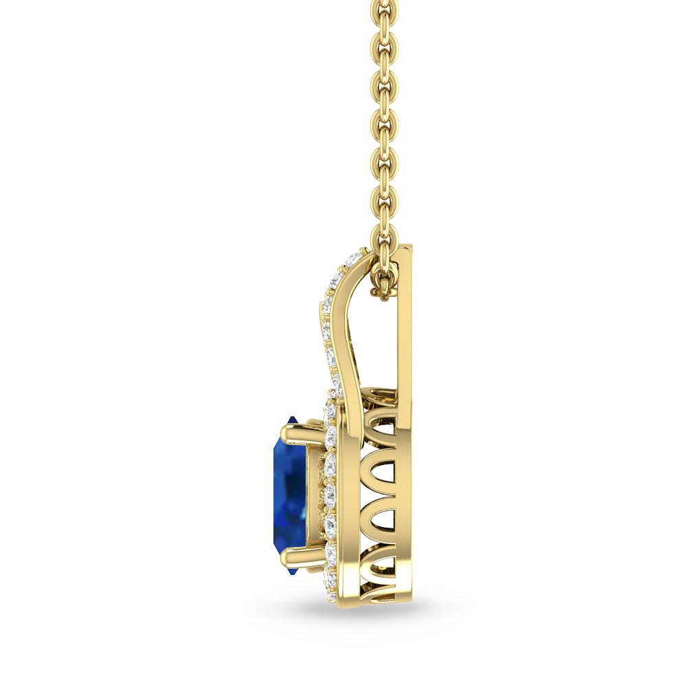 Yellow Gold - Sapphire