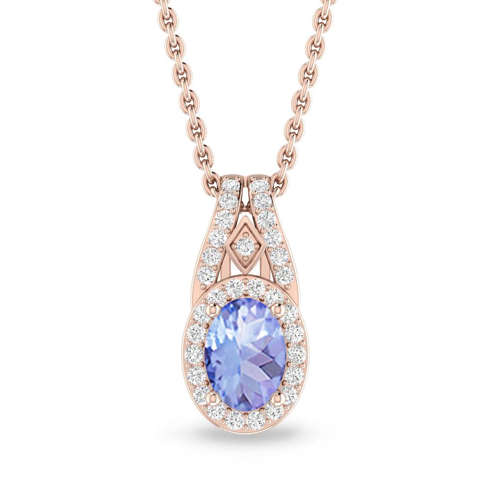 Rose Gold - Tanzanite