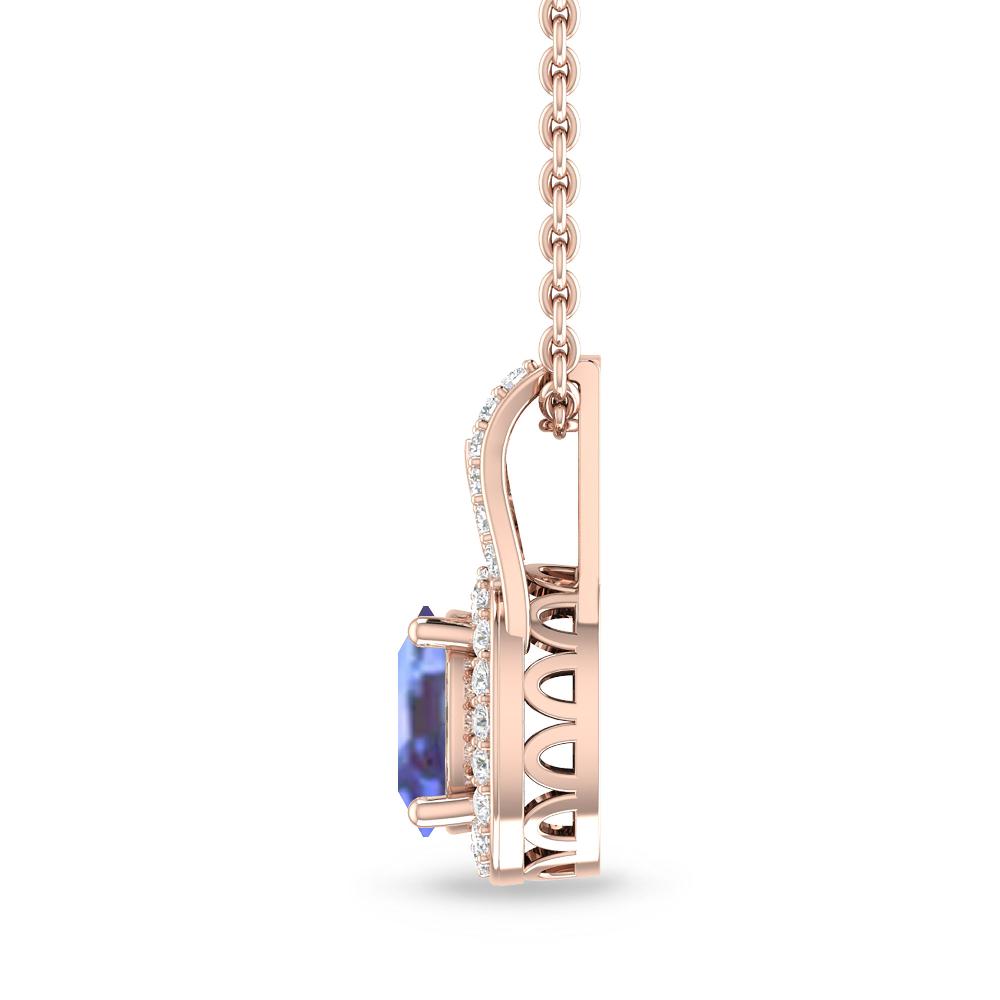 Rose Gold - Tanzanite