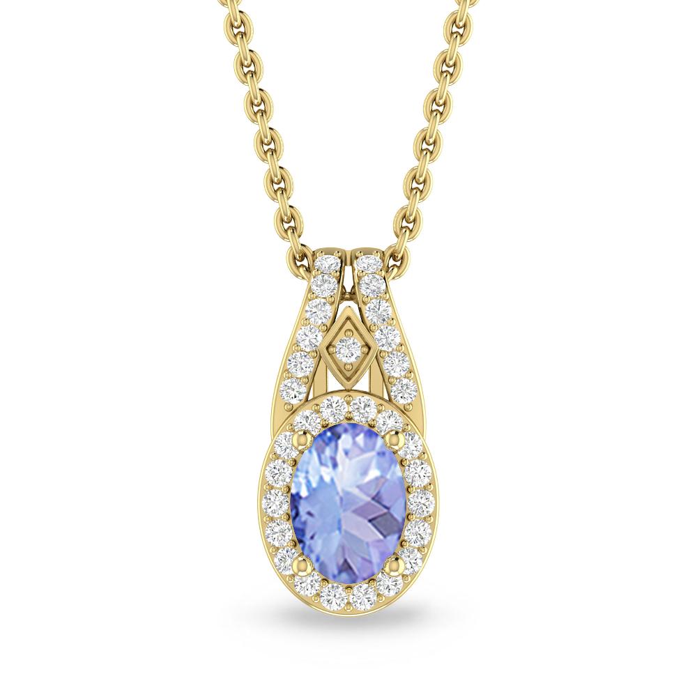 Yellow Gold - Tanzanite