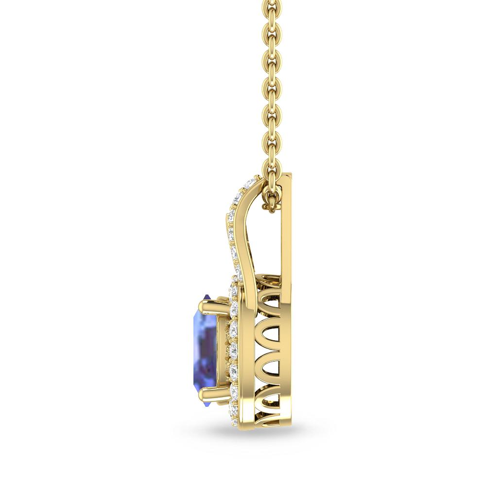 Yellow Gold - Tanzanite