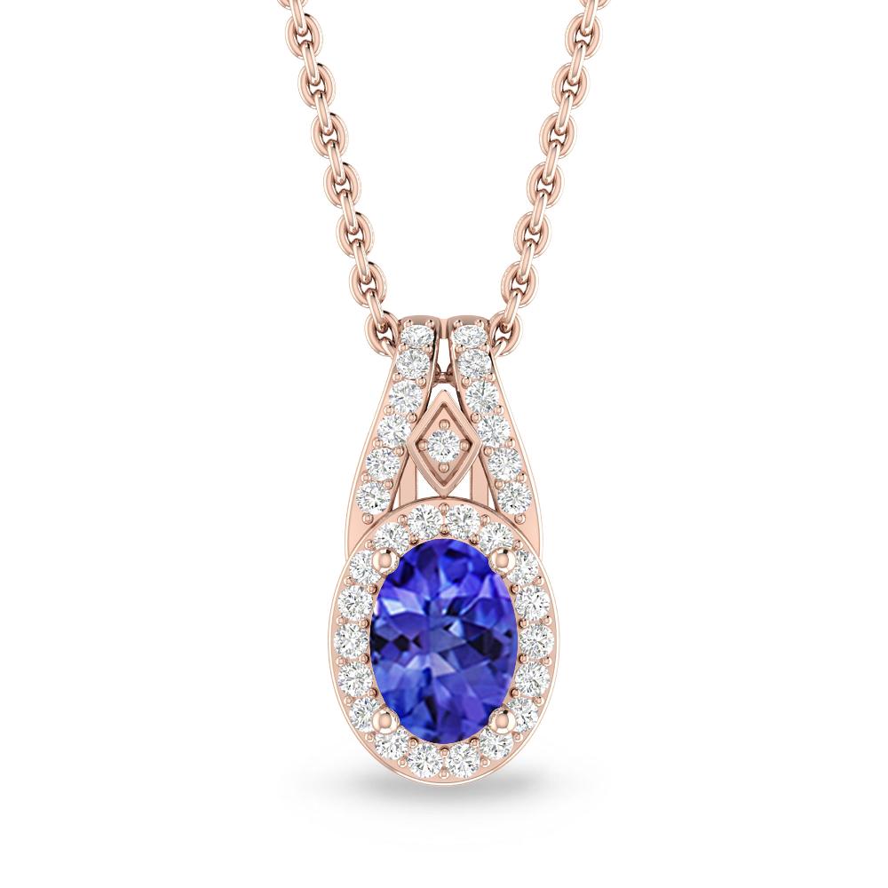 Rose Gold - Tanzanite