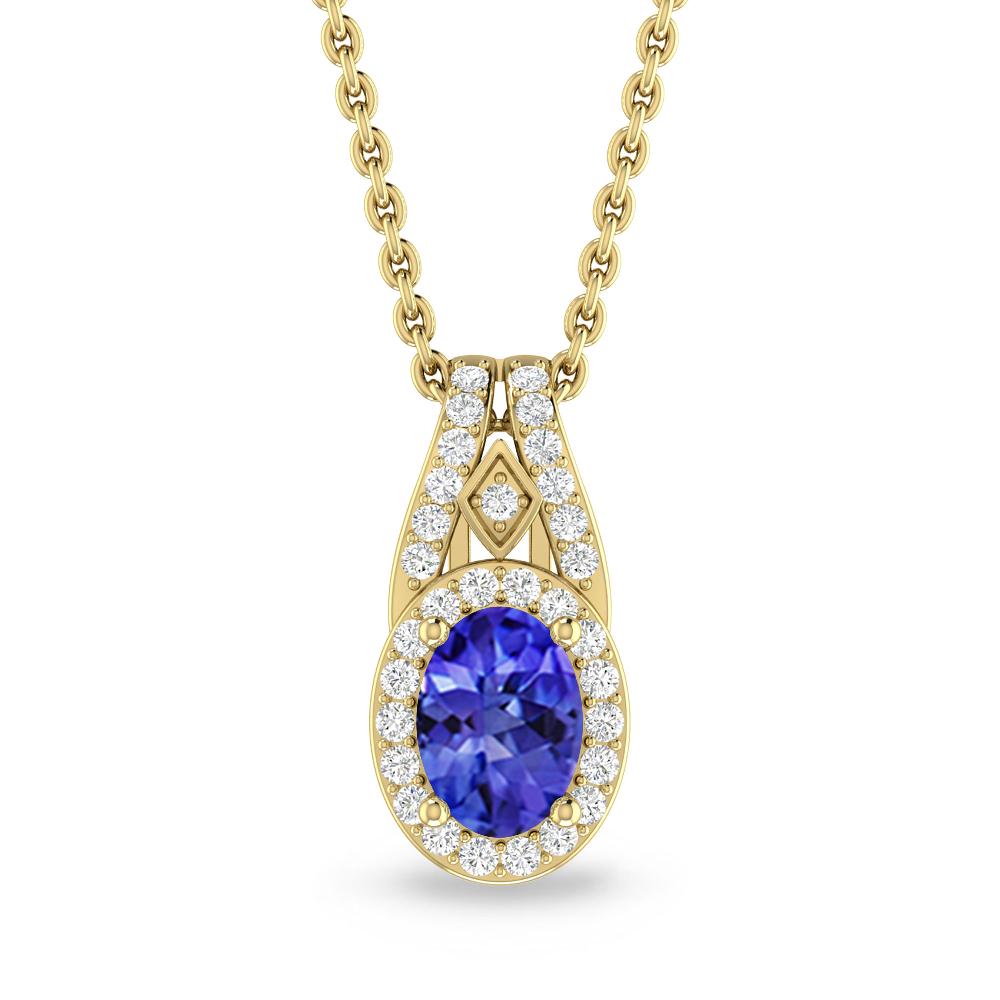 Yellow Gold - Tanzanite