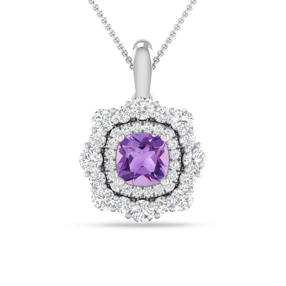 White Gold - Amethyst