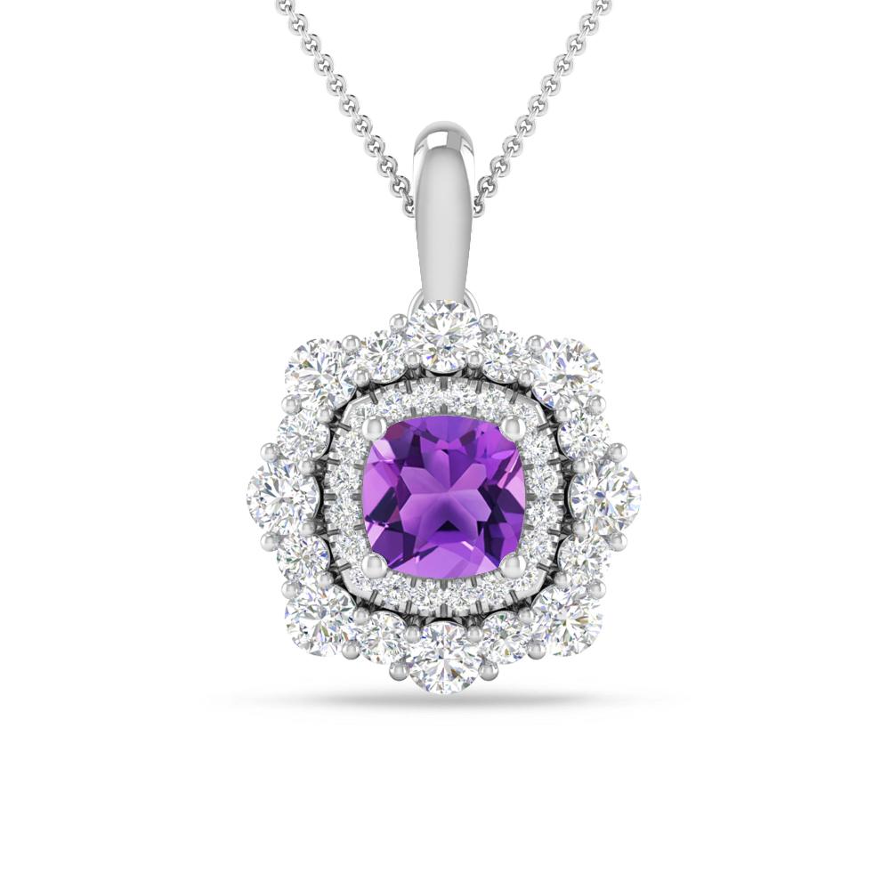 White Gold - Amethyst