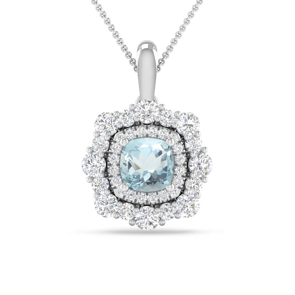 White Gold - Aquamarine