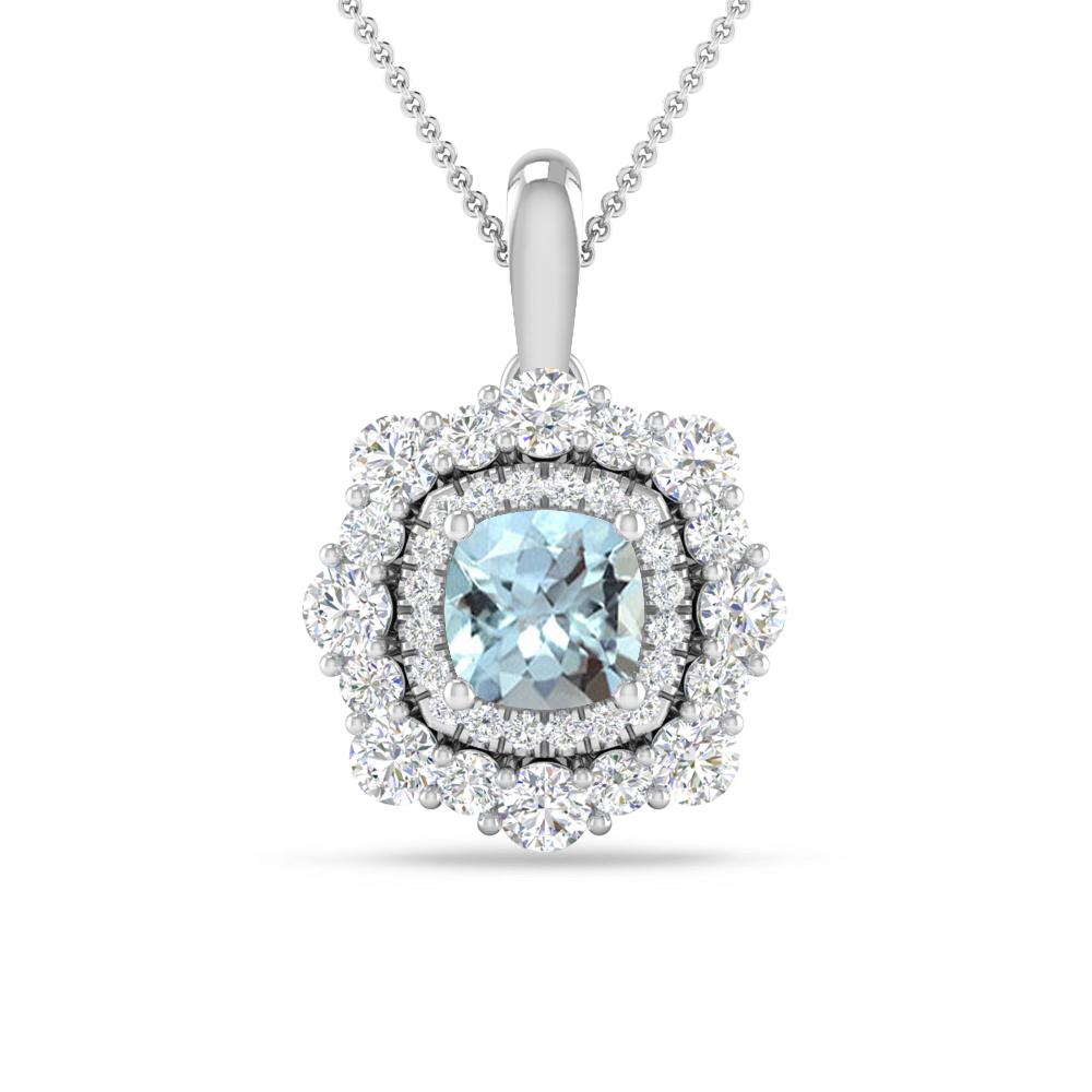 White Gold - Aquamarine