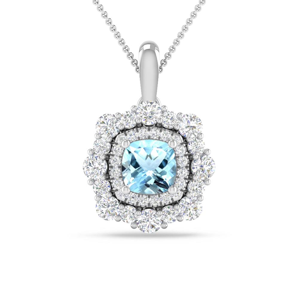 White Gold - Aquamarine