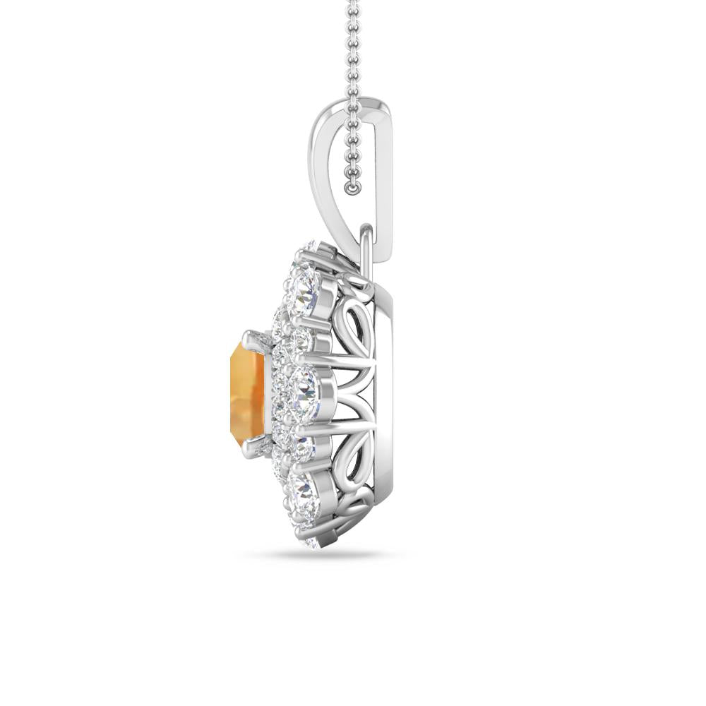 White Gold - Citrine