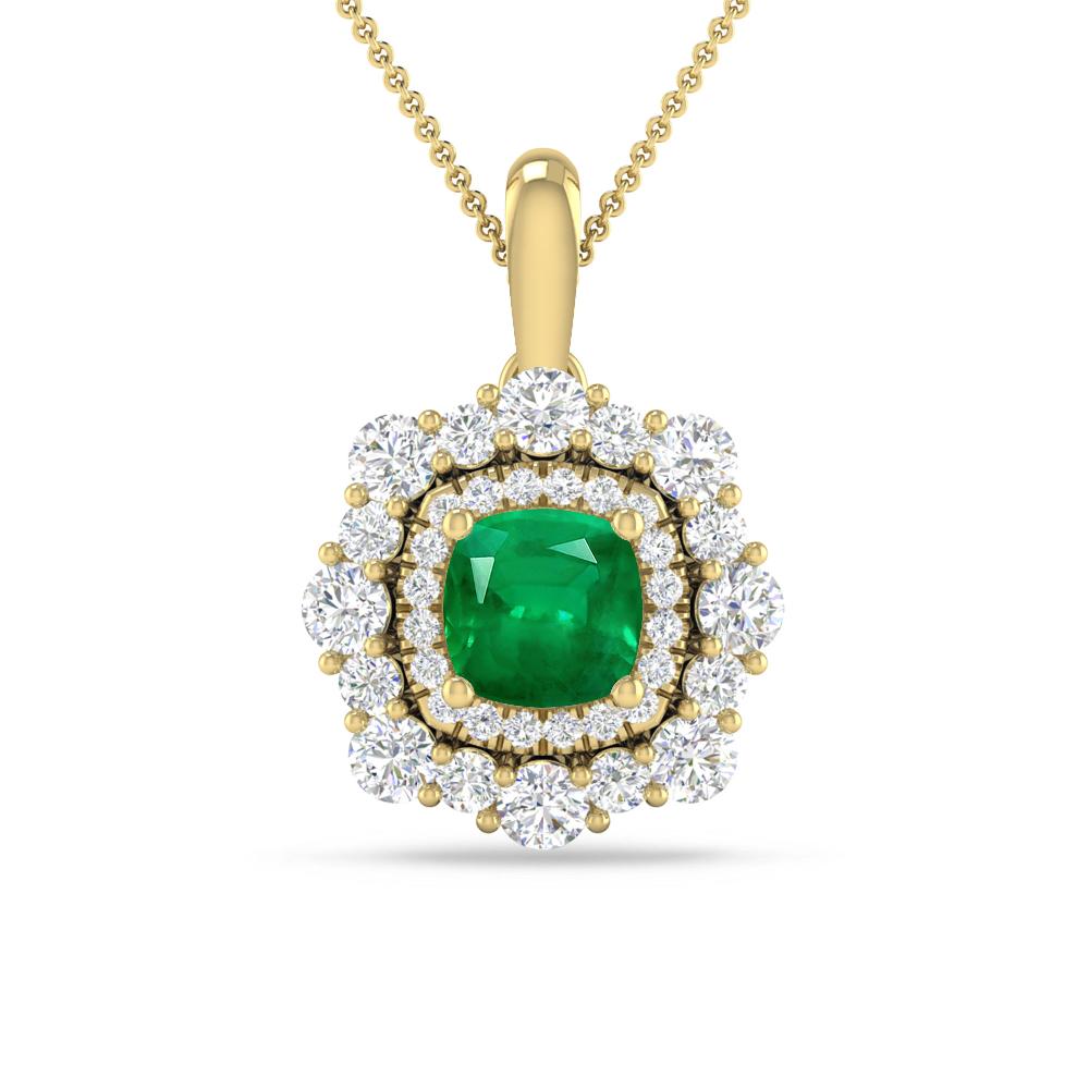 Yellow Gold - Emerald