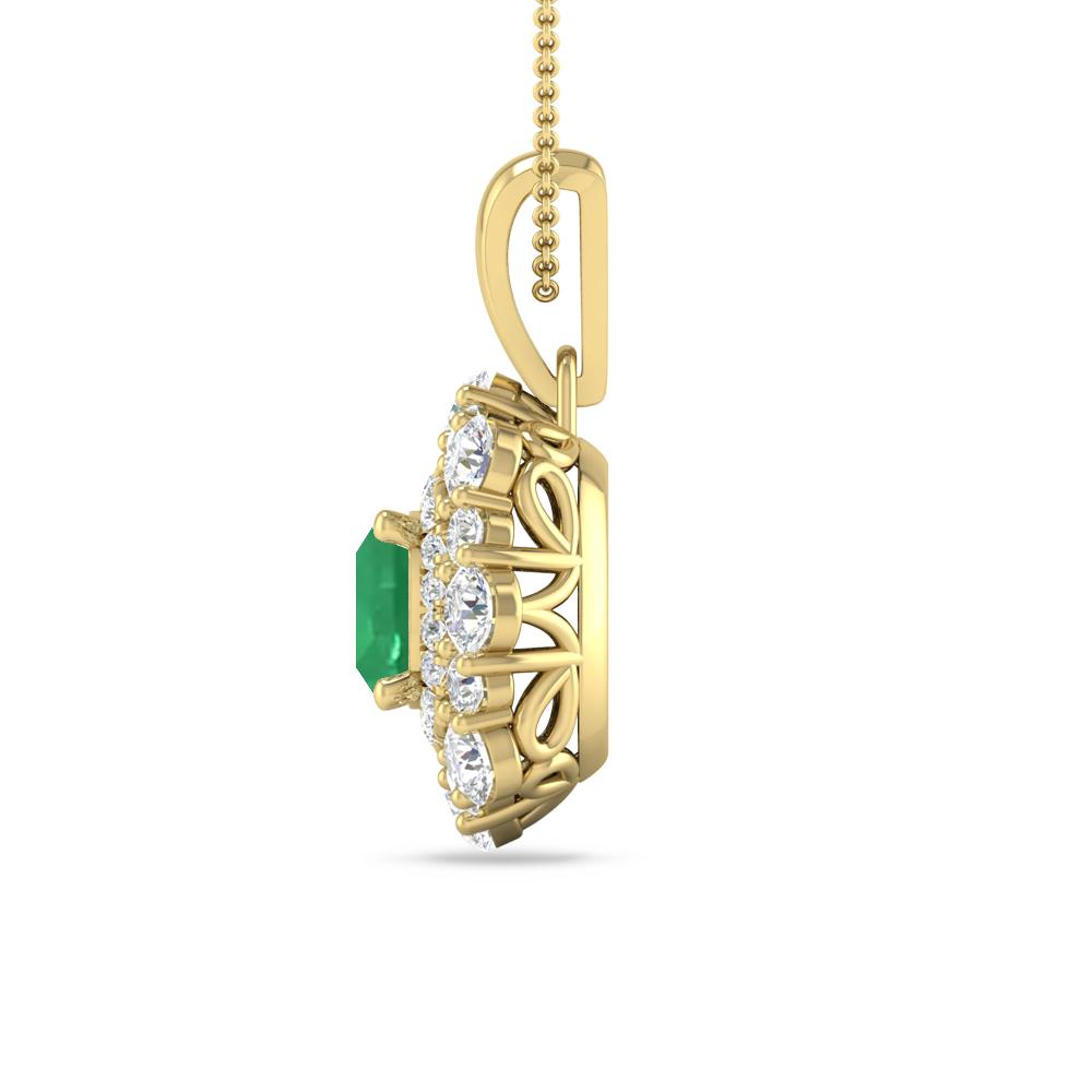 Yellow Gold - Emerald