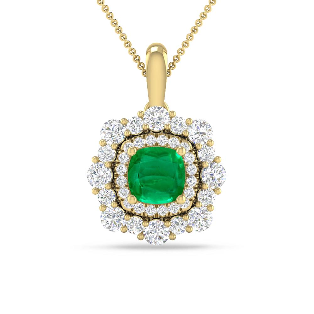 Yellow Gold - Emerald