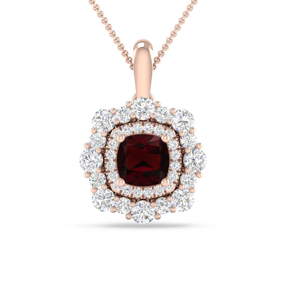 Rose Gold - Garnet