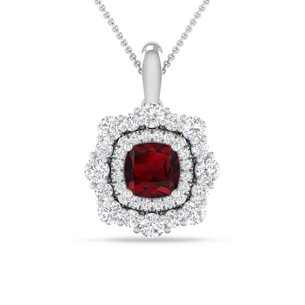 White Gold - Garnet